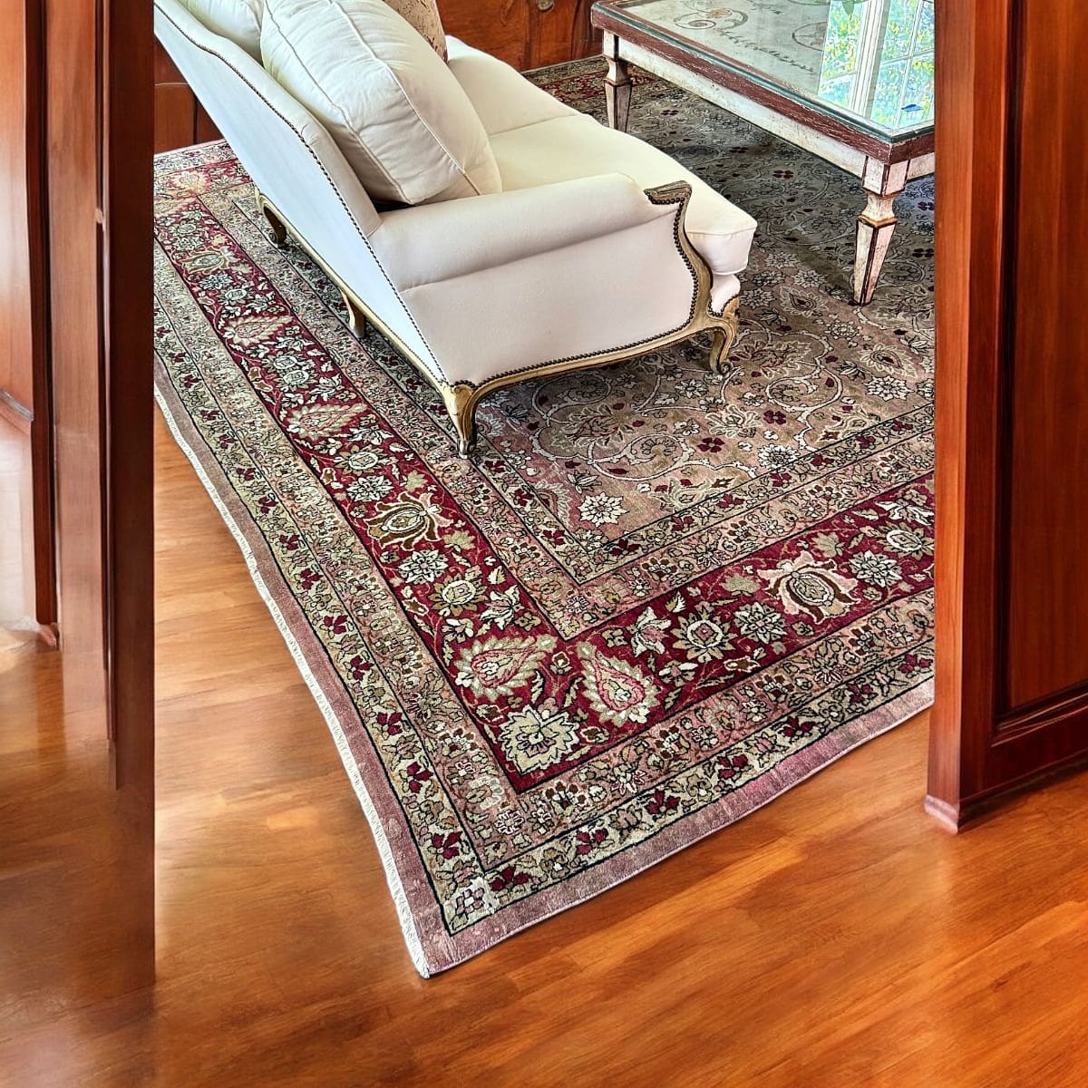 Antique Amritsar Carpet Signed 'Tobak' Circa 1875 | 10'10" x 13'8" | Claremont Rug Company | CR 17301 | Hand-Knotted Wool | High-Decorative